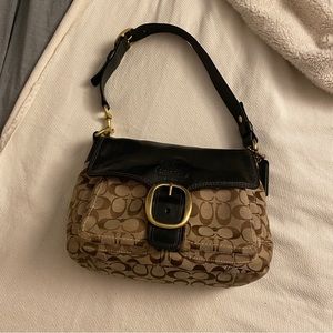 Vintage coach shoulder bag